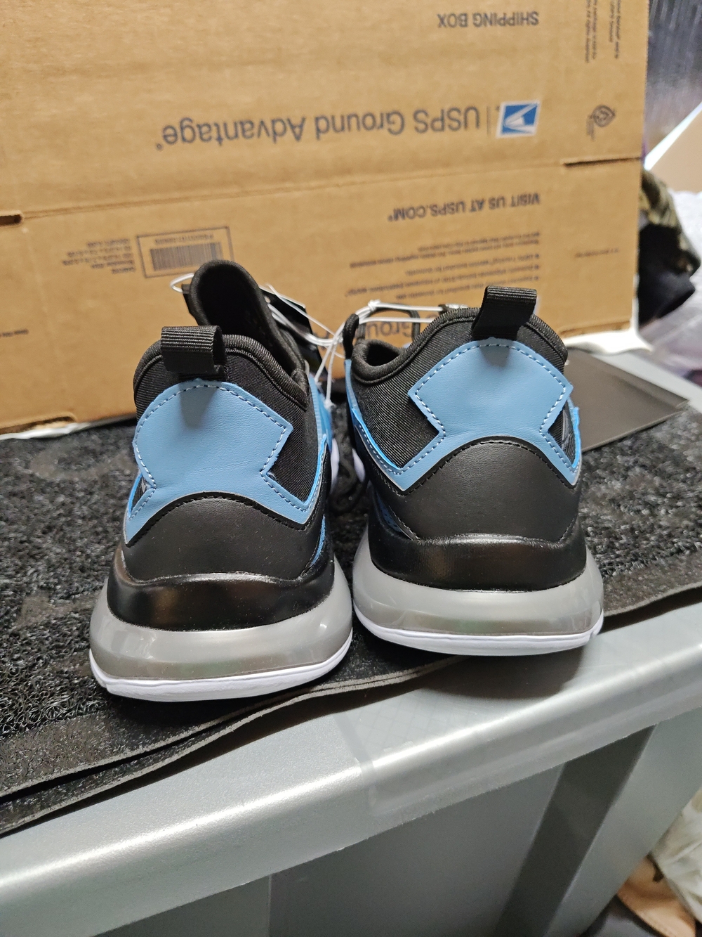 RBX Blue and Black Men's Running Sneakers - Picture 4 of 7